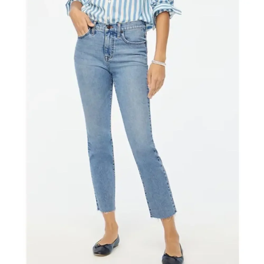 J. Crew Essential Straight Jean in‎ All-Day Stretch Marin Wash Size 25